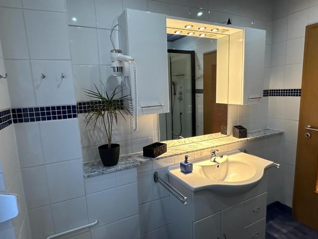 Christels Ferienwohnung 2 In Thale Mit Ueberdachter Terrasse, Kueche Mit Tv & Geschirrspueler Ngoại thất bức ảnh