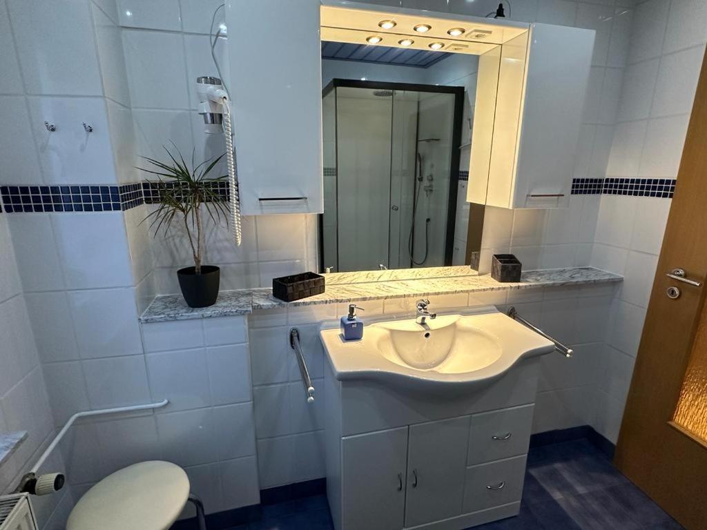 Christels Ferienwohnung 2 In Thale Mit Ueberdachter Terrasse, Kueche Mit Tv & Geschirrspueler Ngoại thất bức ảnh